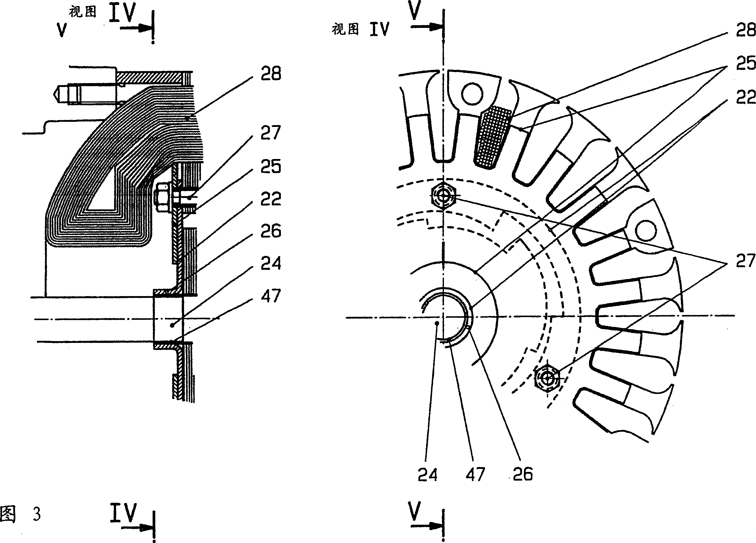Power generating installation comprising a driving engine and a generator