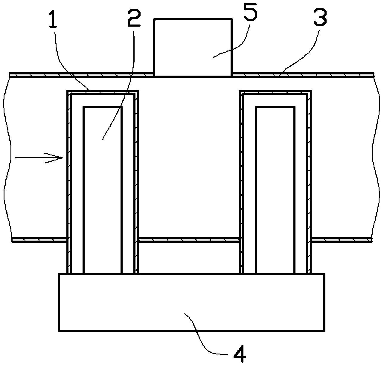 Device for splitting cotton and eliminating metal impurities