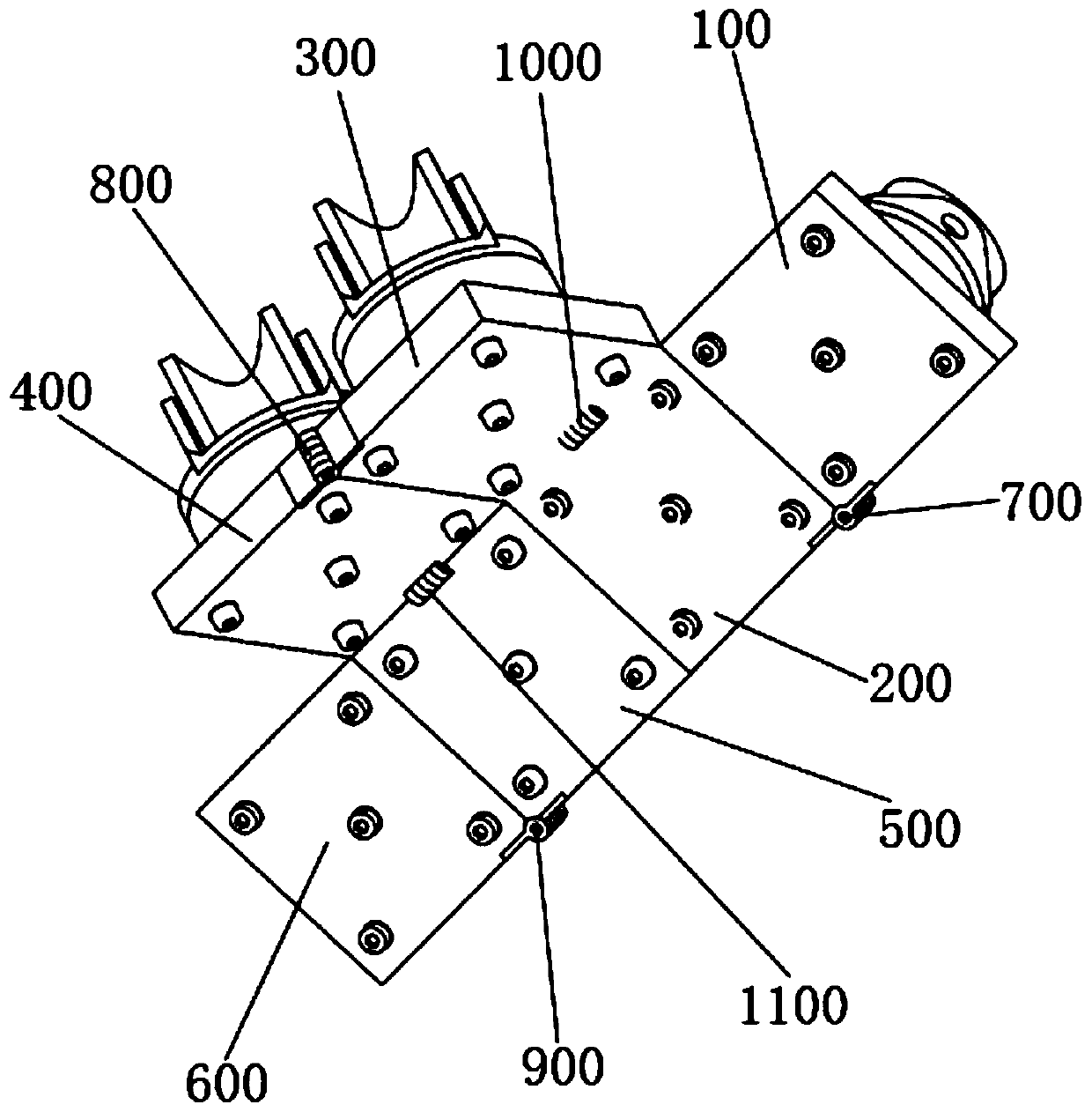 Module combined type rope protector