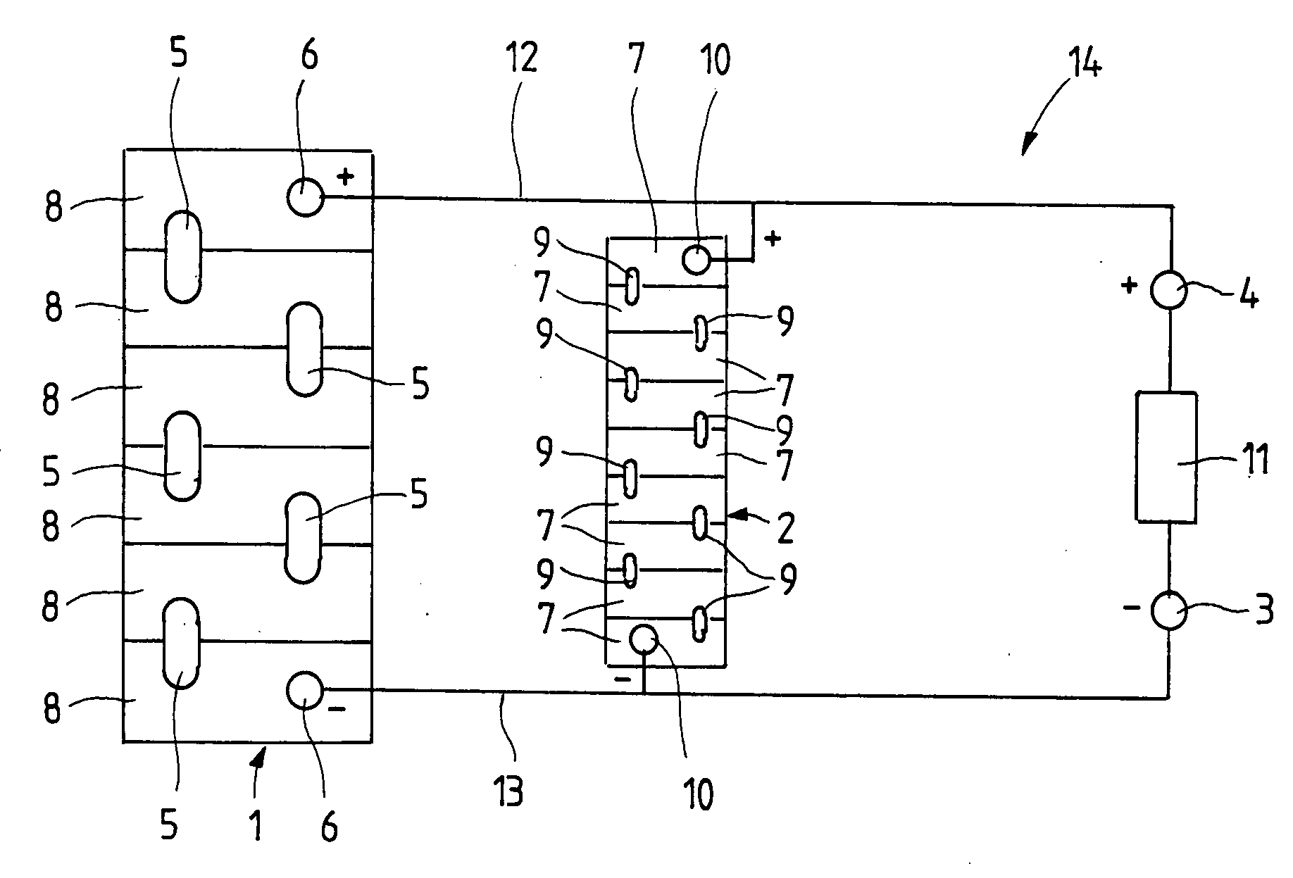 Accumulator arrangement