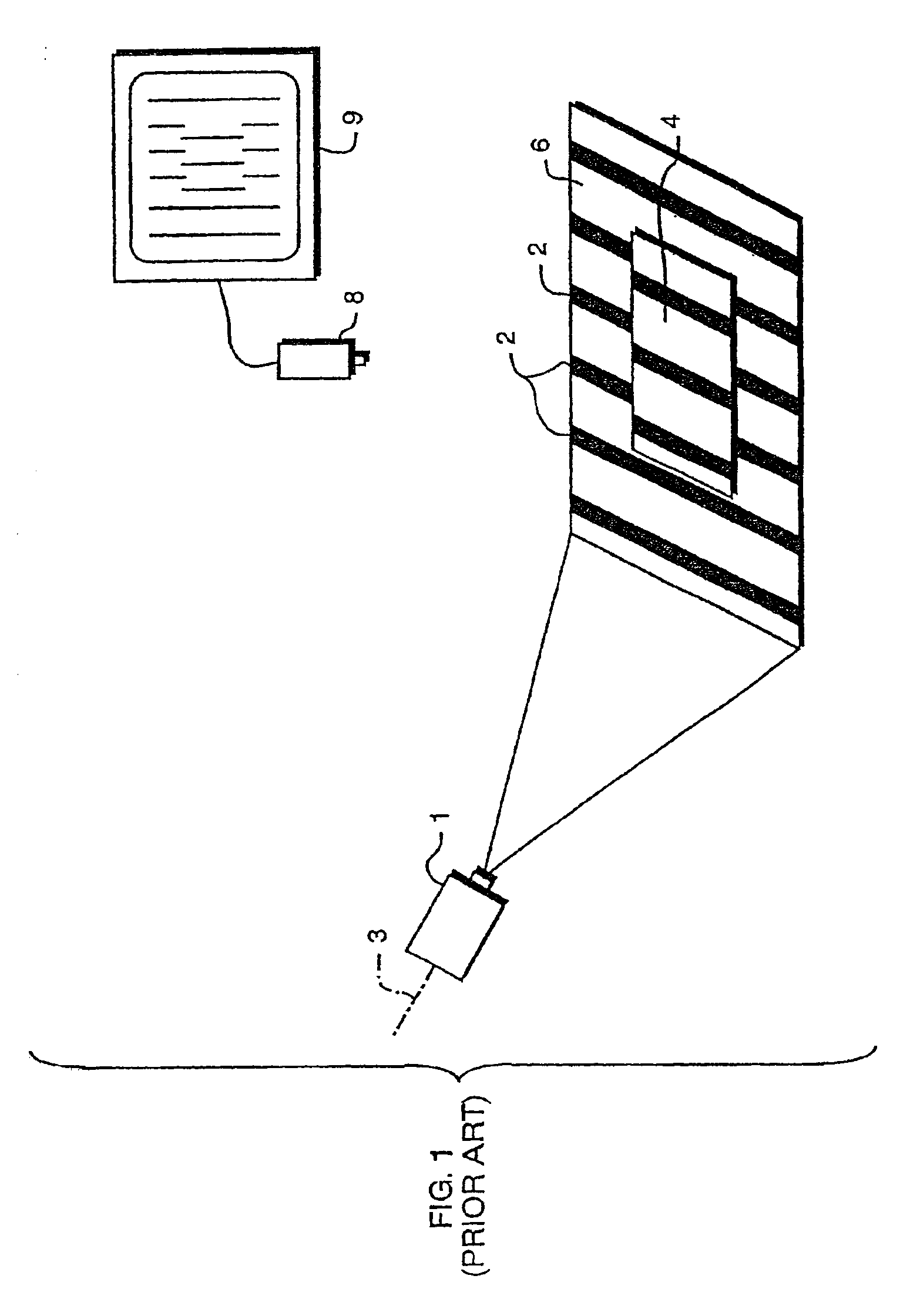Method for three-dimensional inspection using patterned light projection
