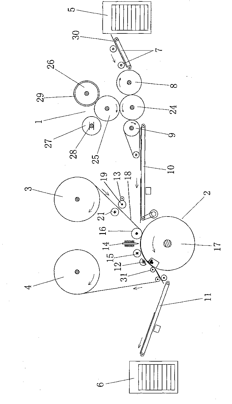 Multi-purpose pressing mechanism for single-piece printing material surface treatment equipment