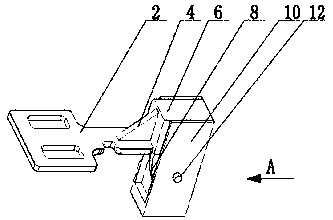 Novel pressing attaching device