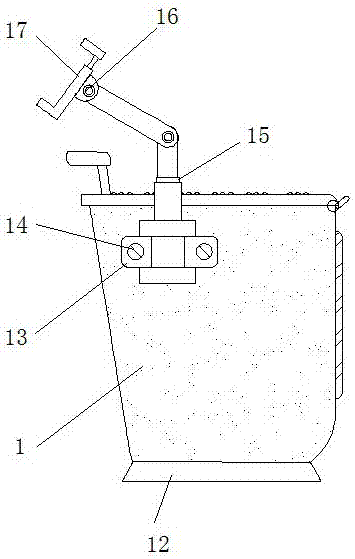 Multifunctional bicycle basket for shared bicycle, from which objects are convenient to take