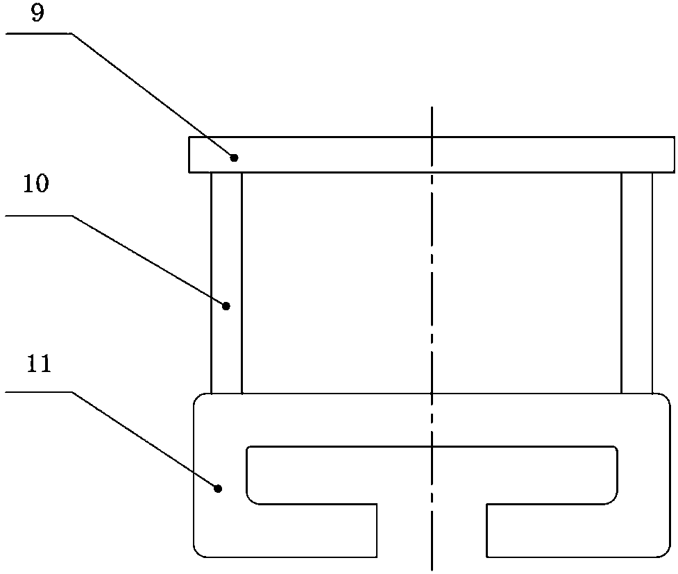 Moving combing platform for detecting heating screen in circular fluidized bed boiler hearth