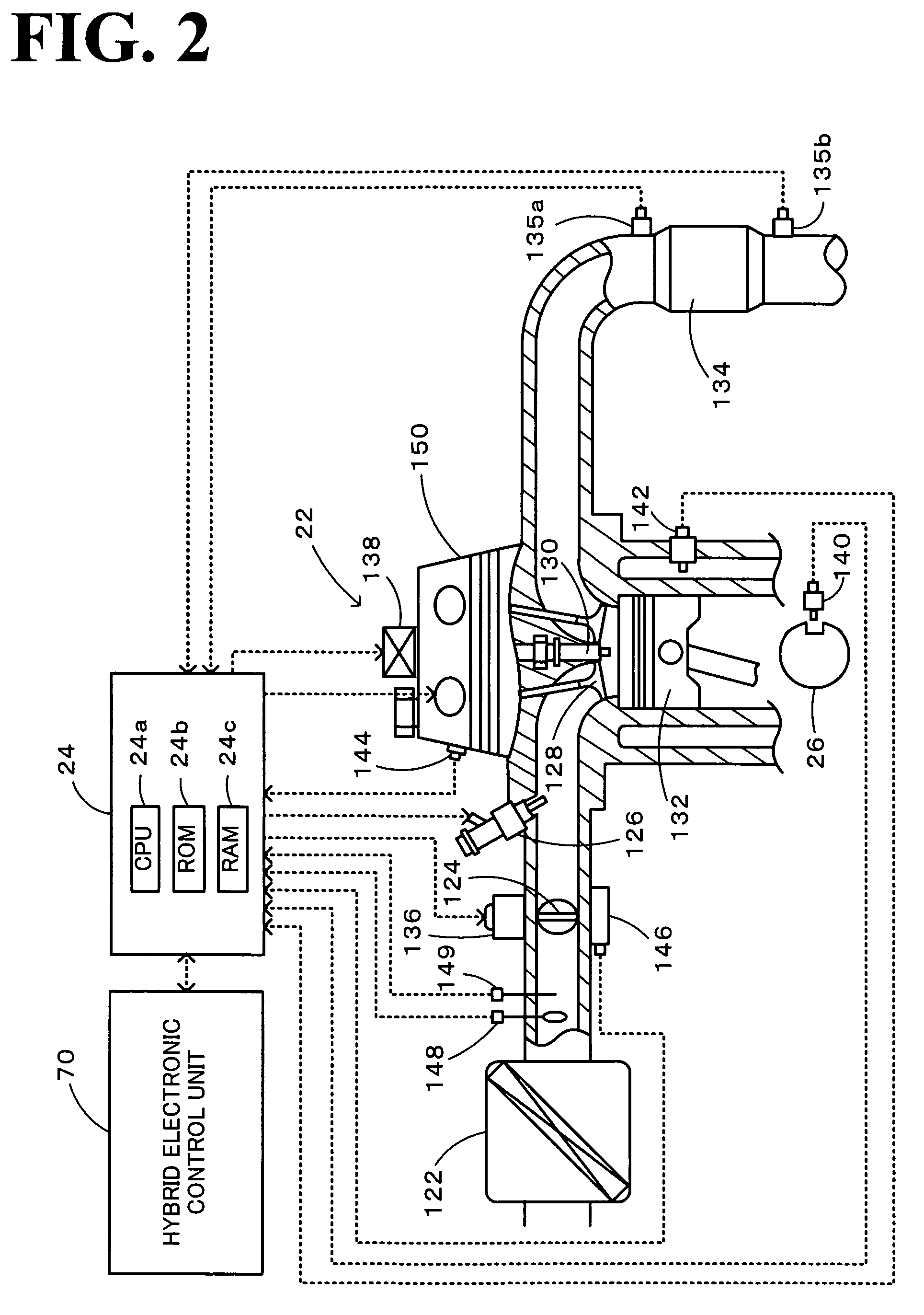 Internal combustion engine system and misfire determining method for internal combustion engine