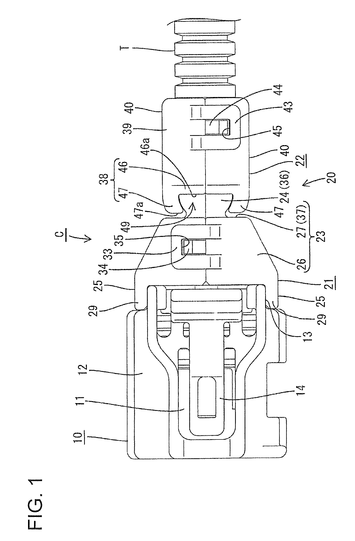 Connector with a wire cover for altering a pull-out direction of wires