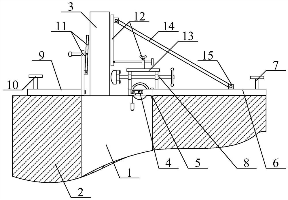 A deflection correcting and reinforcing device for shallow foundation buildings with good fixing effect