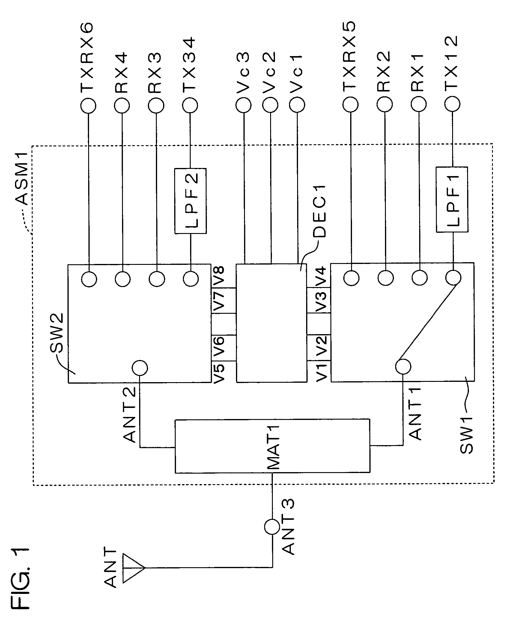 High-frequency switching circuit, high-frequency module, and wireless communications device
