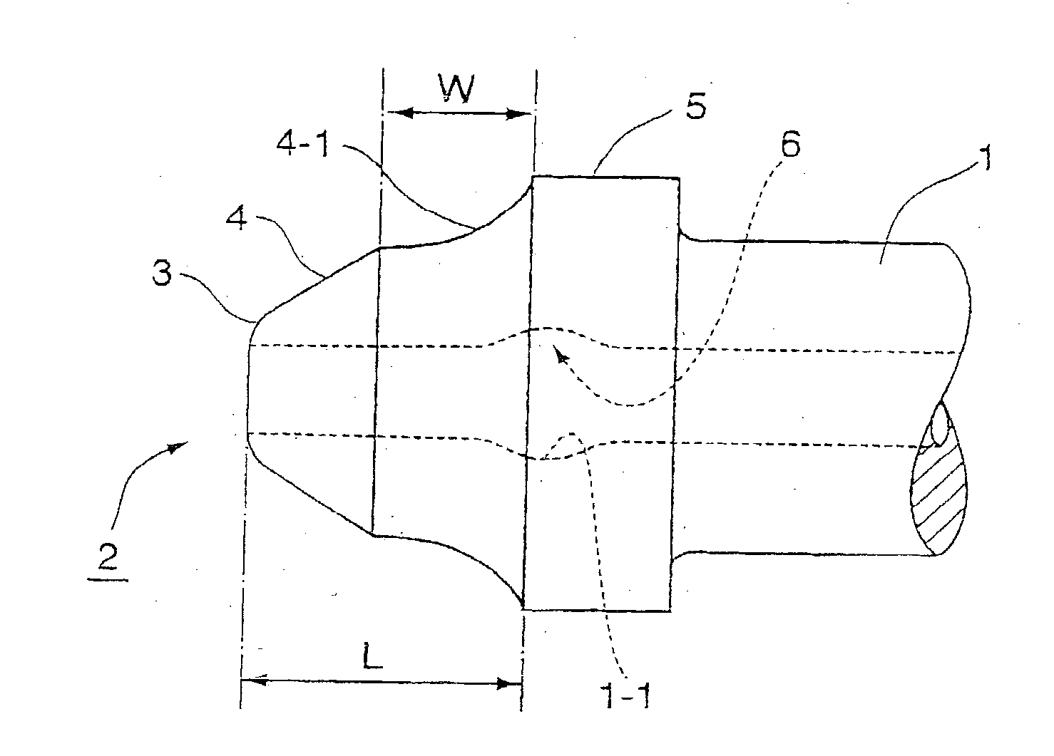 High-pressure fuel injection pipe having connecting head portion