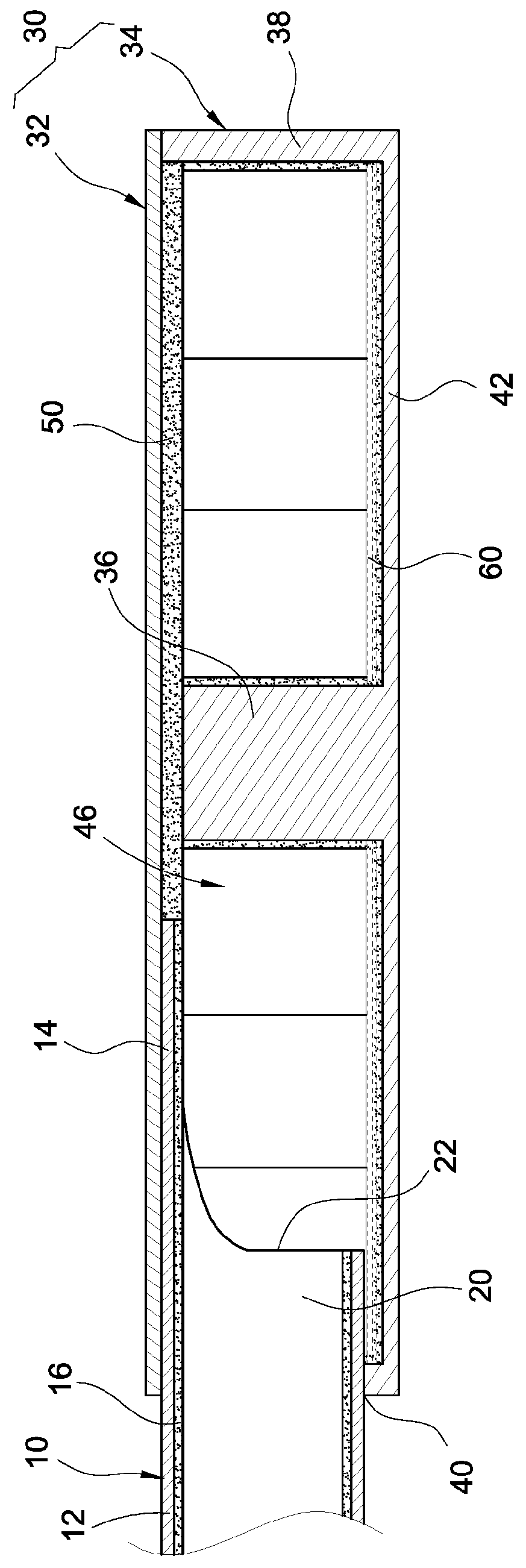 Vapor chamber and heat pipe combined structure and combining method thereof