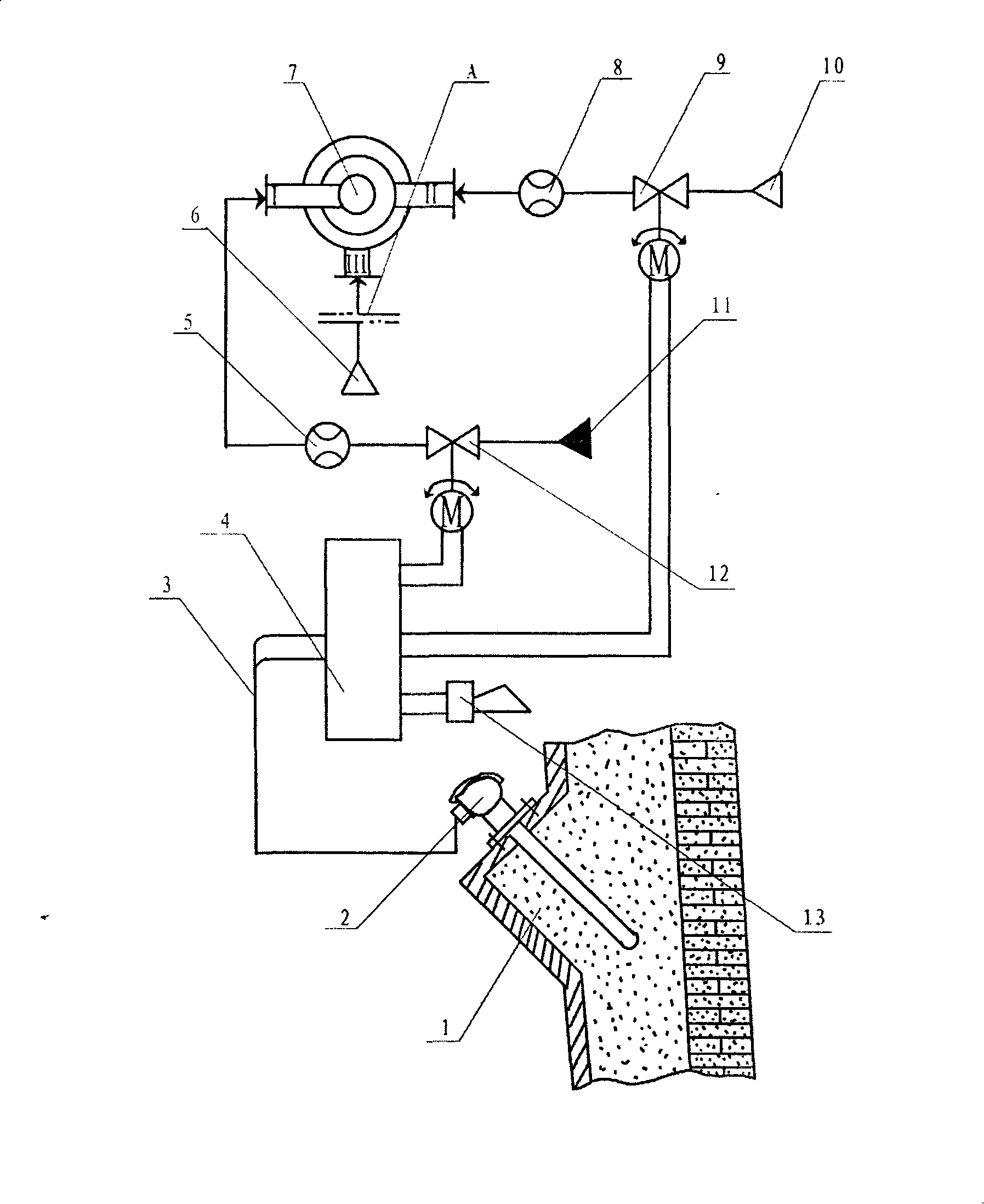 Automatic observing and controlling method for roasting heat accumulating type steel ladle and the device using the method