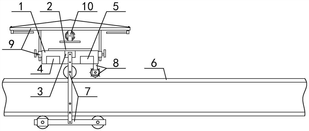 Ultrasonic guided wave detection device for damage of steel structure process equipment and use method of ultrasonic guided wave detection device