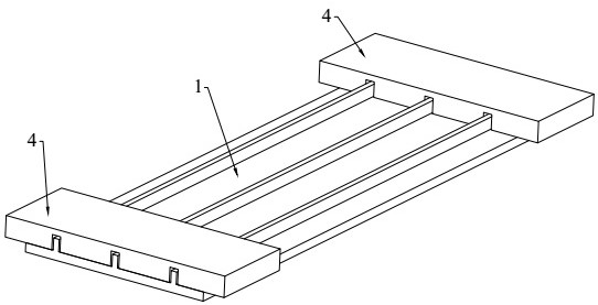 Preparation method of super-flat aluminum alloy ribbed plate profile