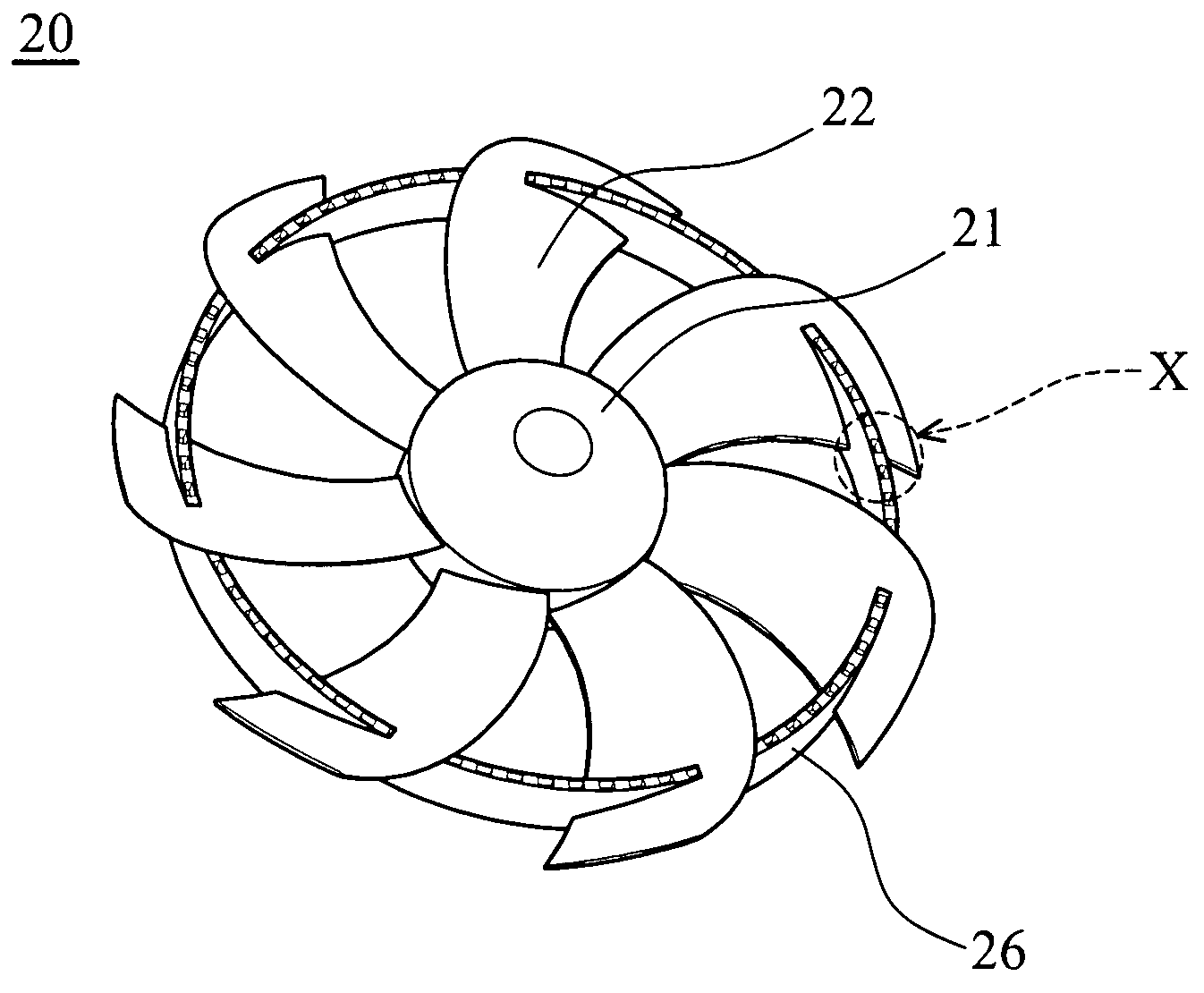 Fan and impeller thereof
