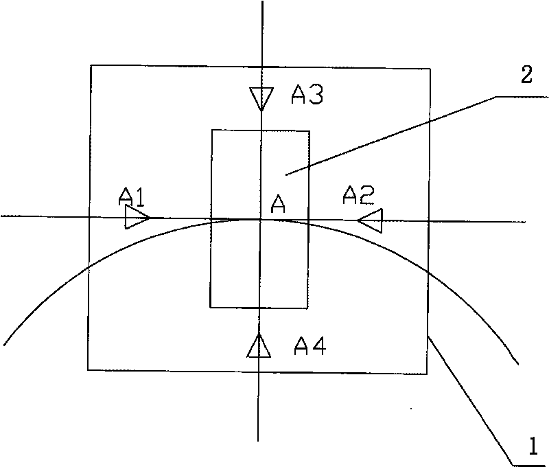Method for aligning circumference equipartion same type small-sized equipment group