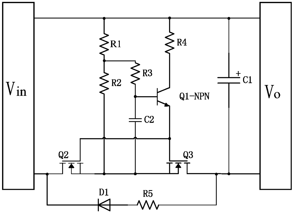 A dual-purpose switch circuit for preventing reverse connection and suppressing boot inrush current