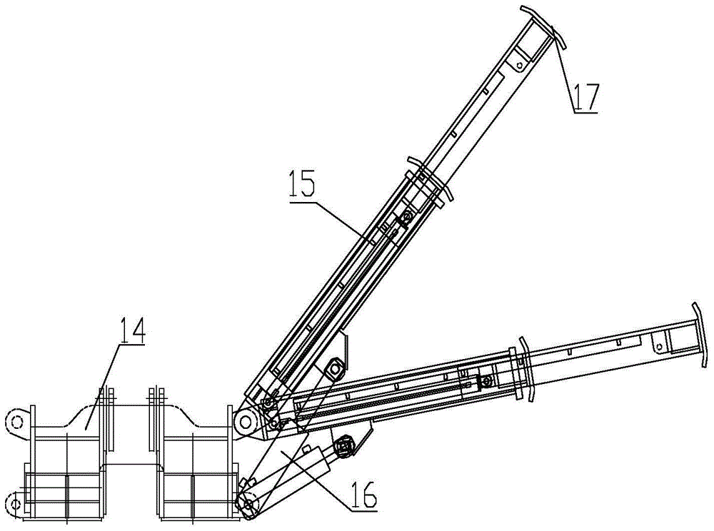 A hydraulic support retraction system and its retraction method