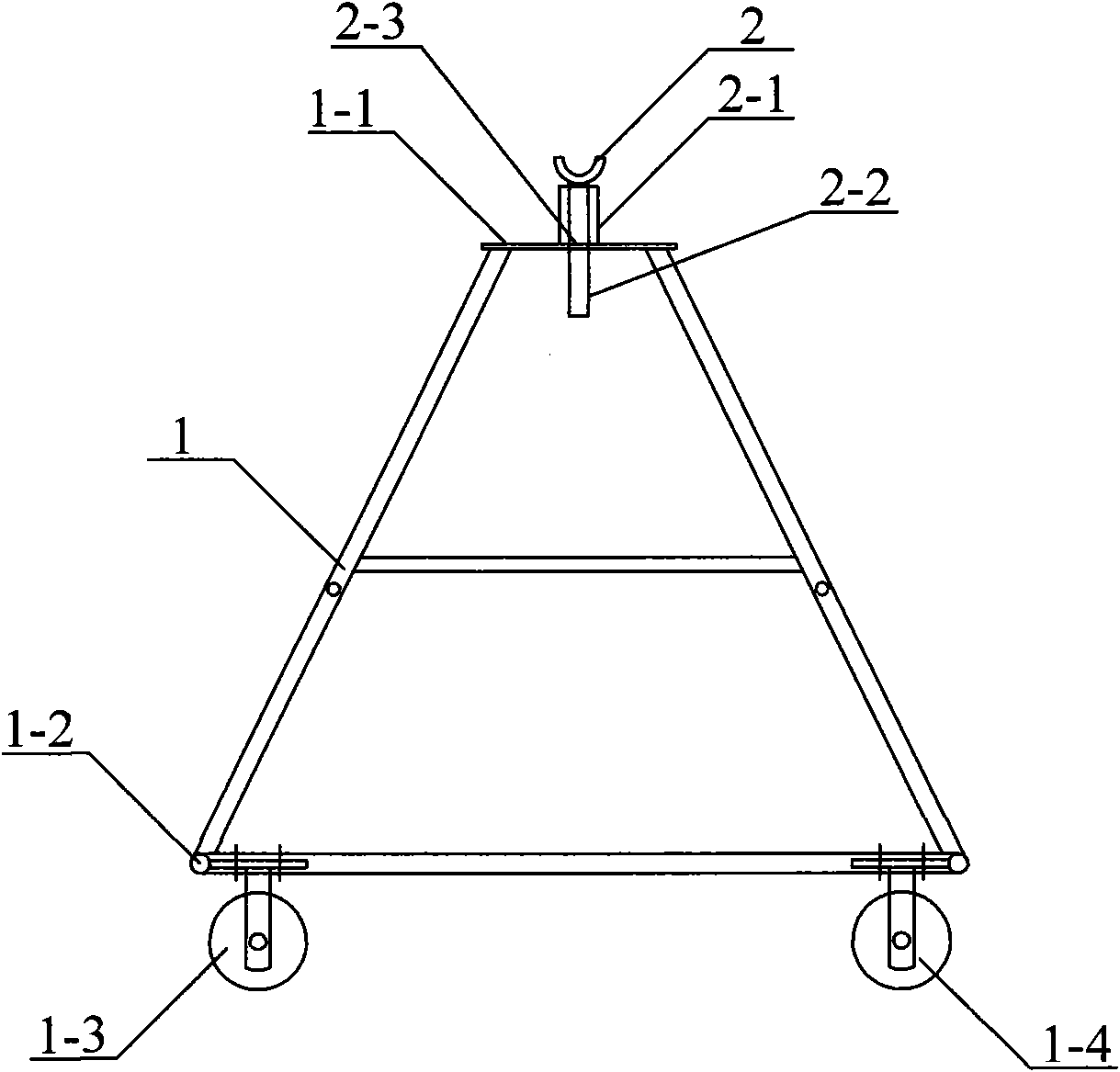 Vehicle floor cloth laying device