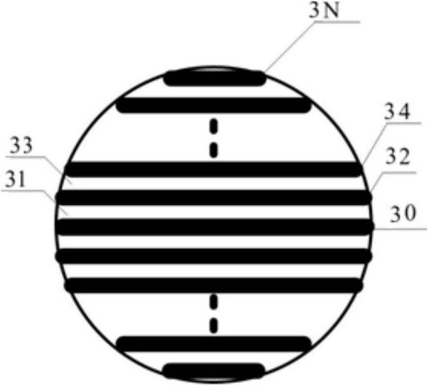 Luneberg lens reflector and passive radar reflection ball comprising same