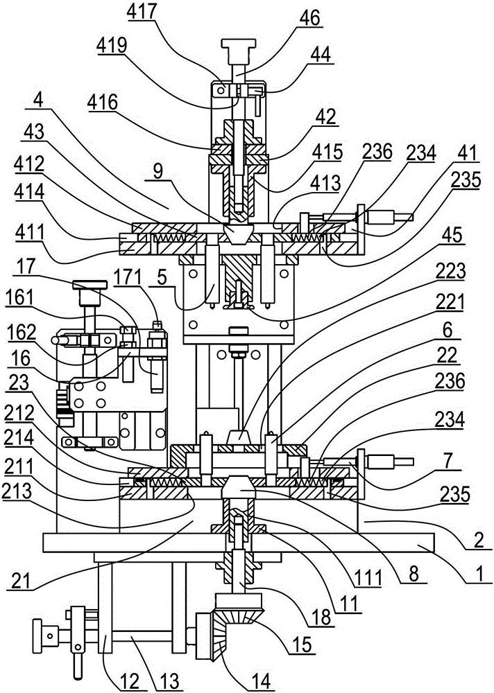 A flatness and parallelism measuring device and measuring method