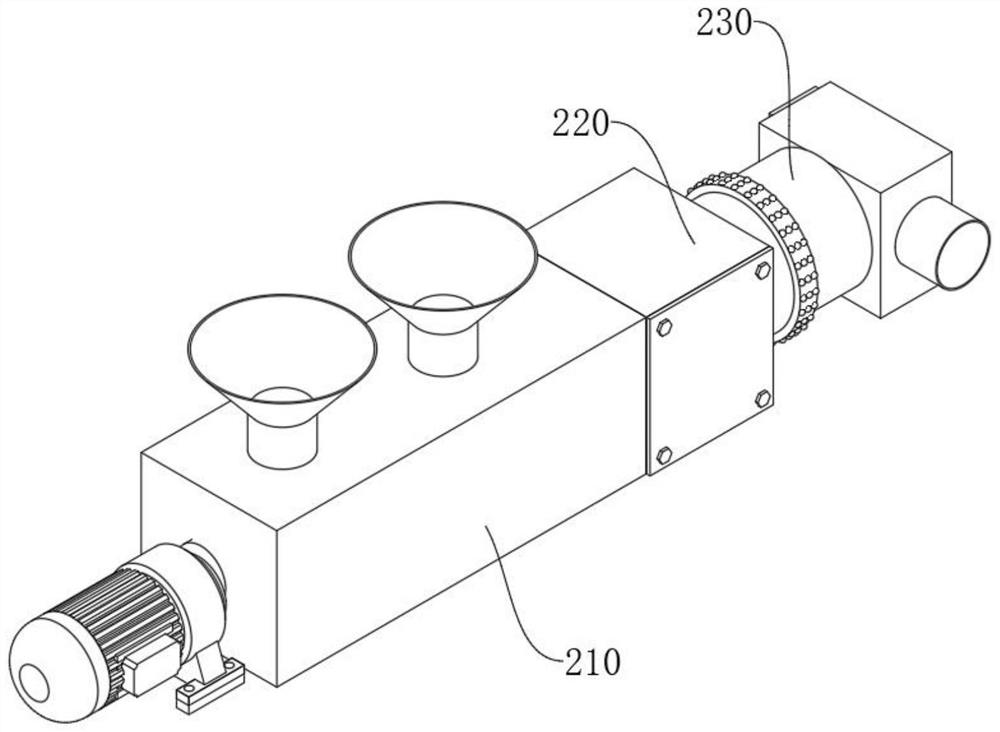 Positive displacement wire and cable sheath extruding machine and extruding method thereof