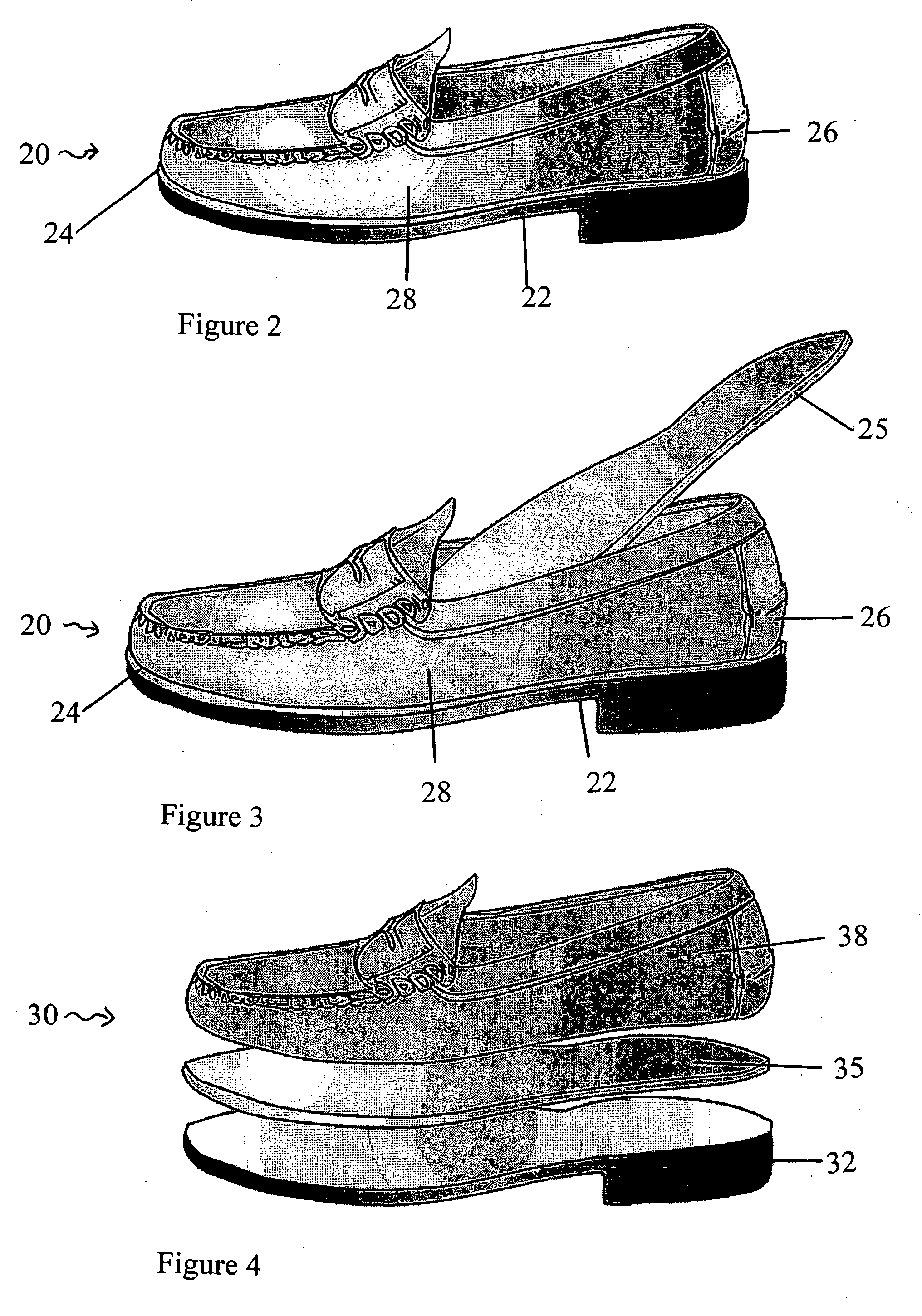 Ergonomic footwear and insole, and method of selecting same