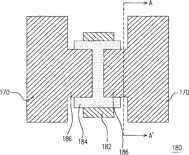 Array substrate of thin film transistor and liquid crystal display panel
