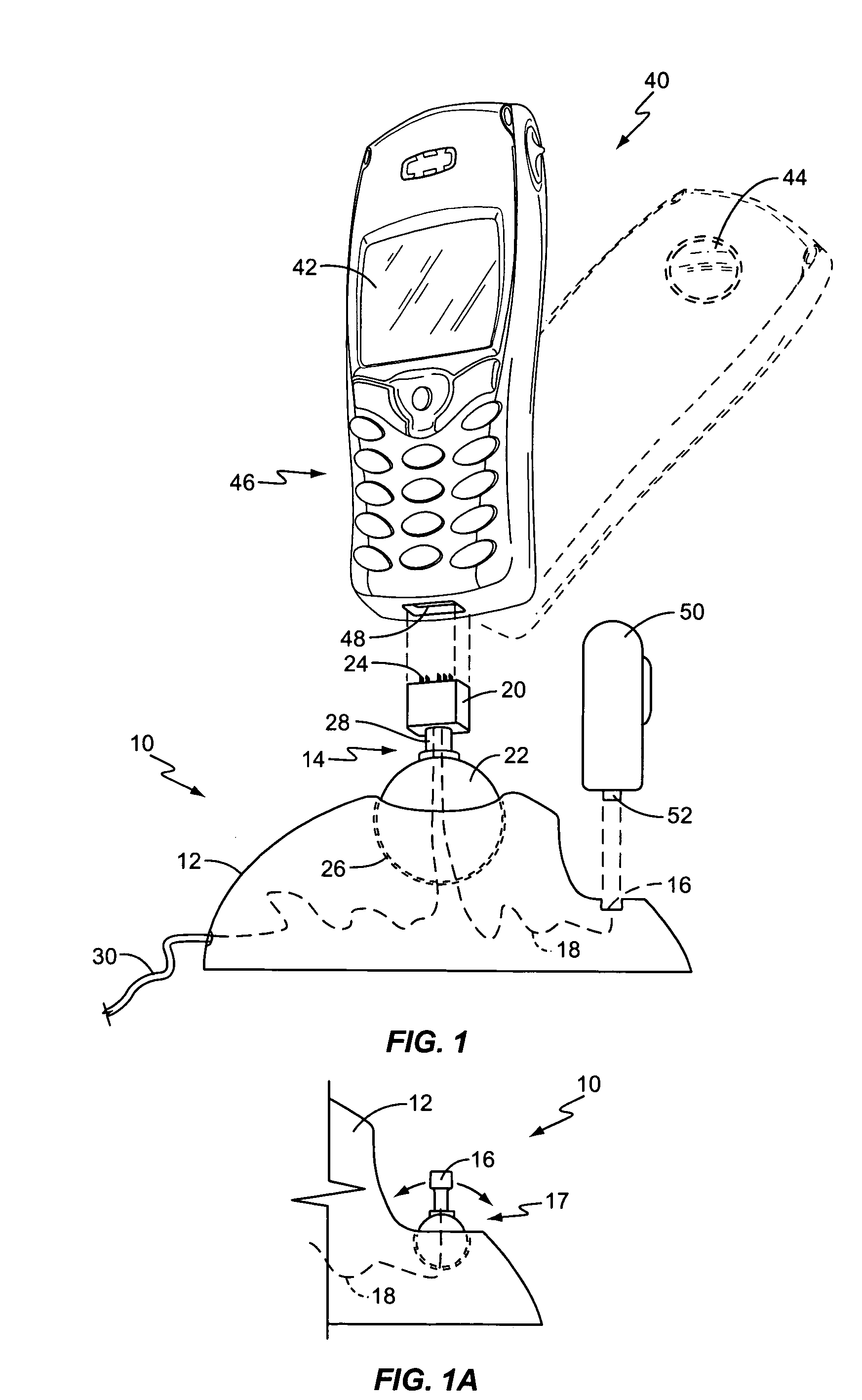 Positioning accessory for camera-equipped wireless terminals