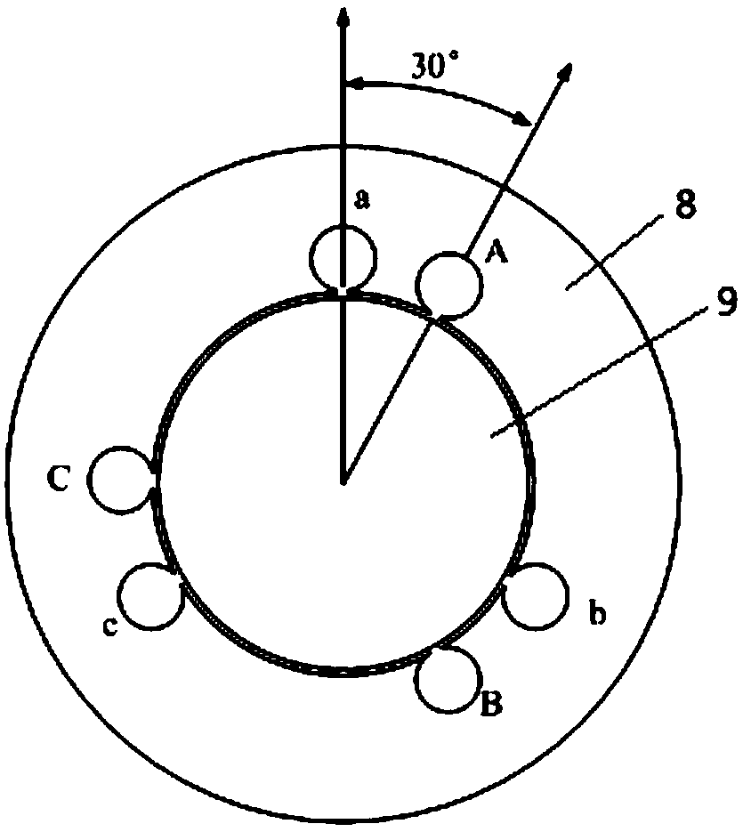 Three-phase multi-step wave inverter