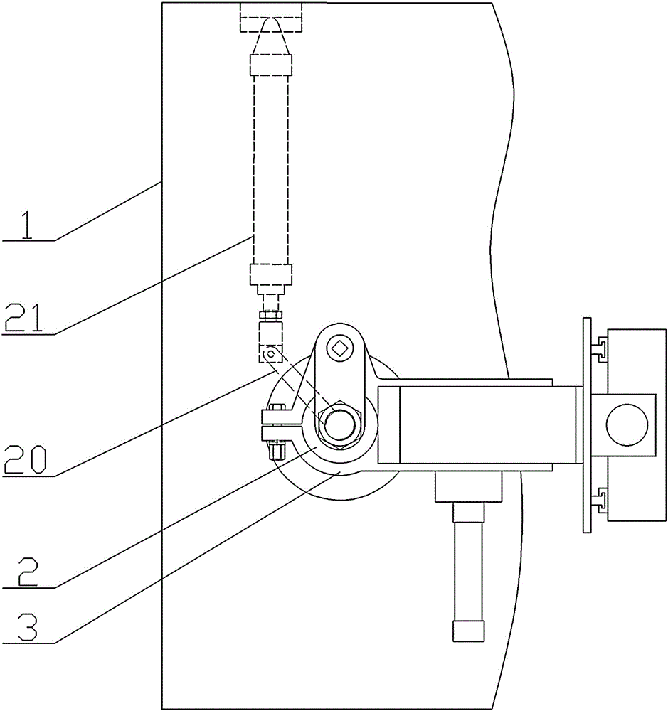 A filter housing multi-station glue injection machine with a rotary device