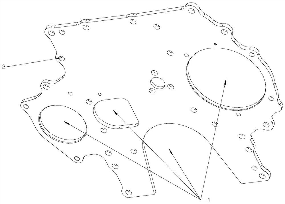 A kind of preparation method of flywheel housing connecting plate