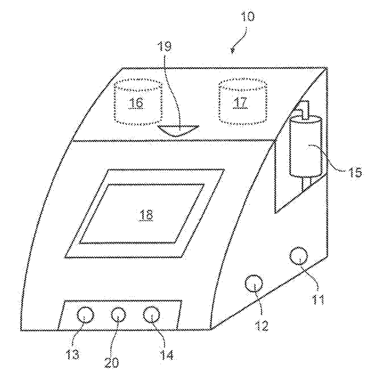 Method and apparatus for disinfection of a temperature control device for human body temperature control during extracorporeal circulation