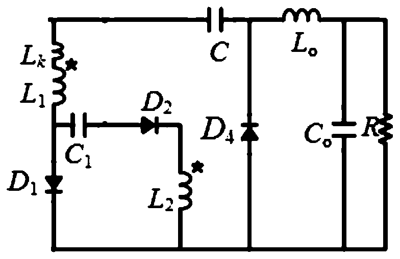 DC/DC converter circuit topological structure