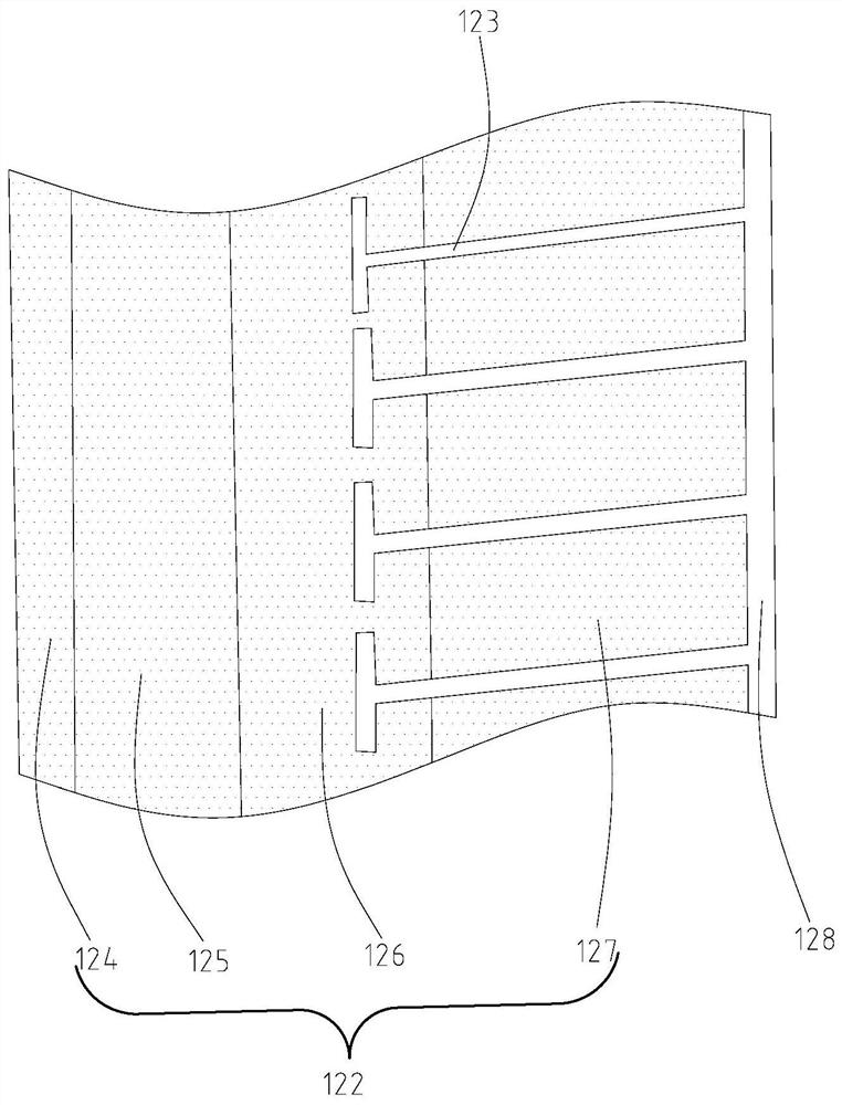 Semi-T-shaped three-step metallized safety film capacitor