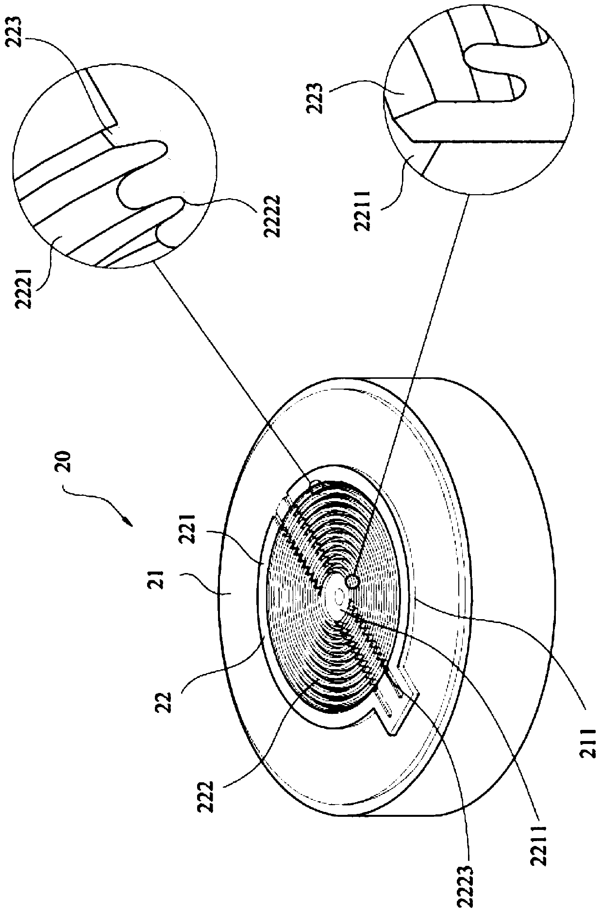 Horn vibrating reed manufacturing device capable of forming and cutting and manufacturing method thereof