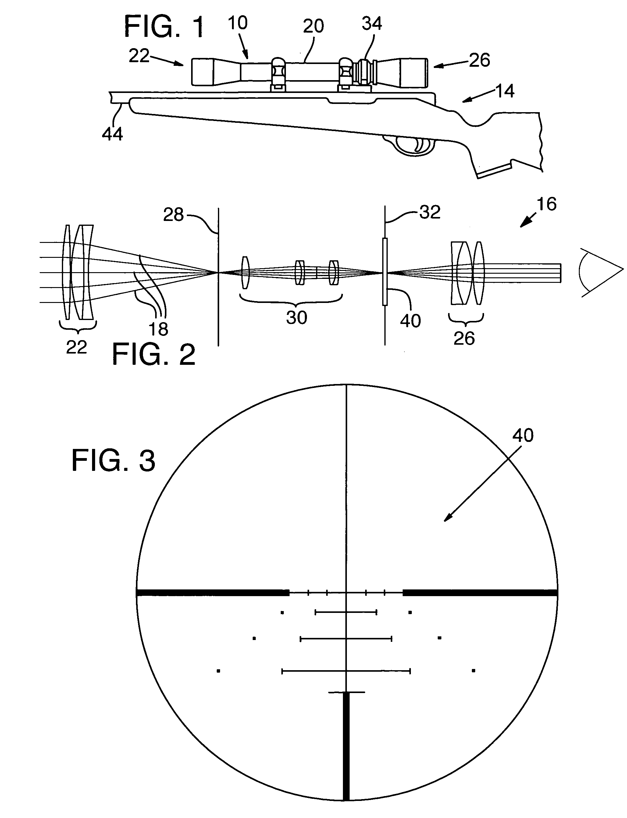 Ballistic reticle for projectile weapon aiming systems and method of aiming