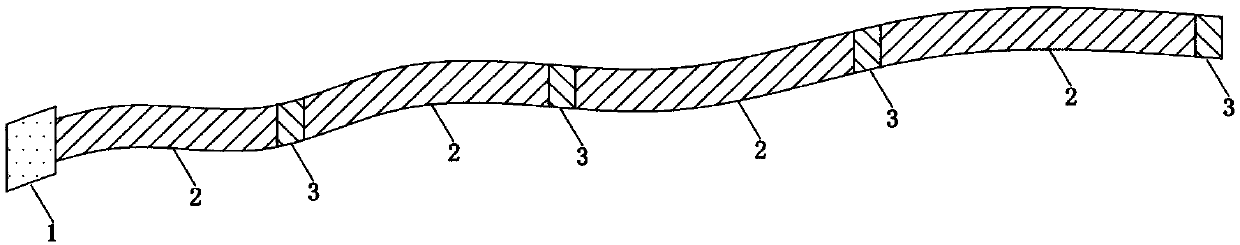 Closed collection method of near-horizontal and long-distance coal samples under pressure at fixed points in coal mines