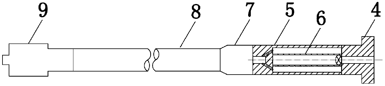 Closed collection method of near-horizontal and long-distance coal samples under pressure at fixed points in coal mines