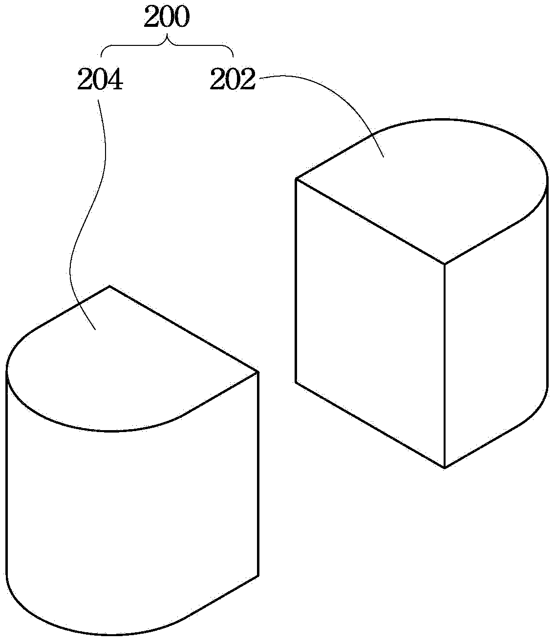 Network transformation module and magnetic elements thereof