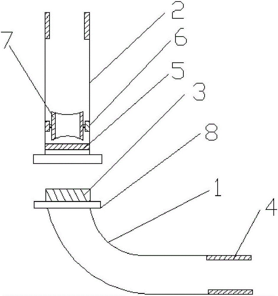 Elbow connecting piece