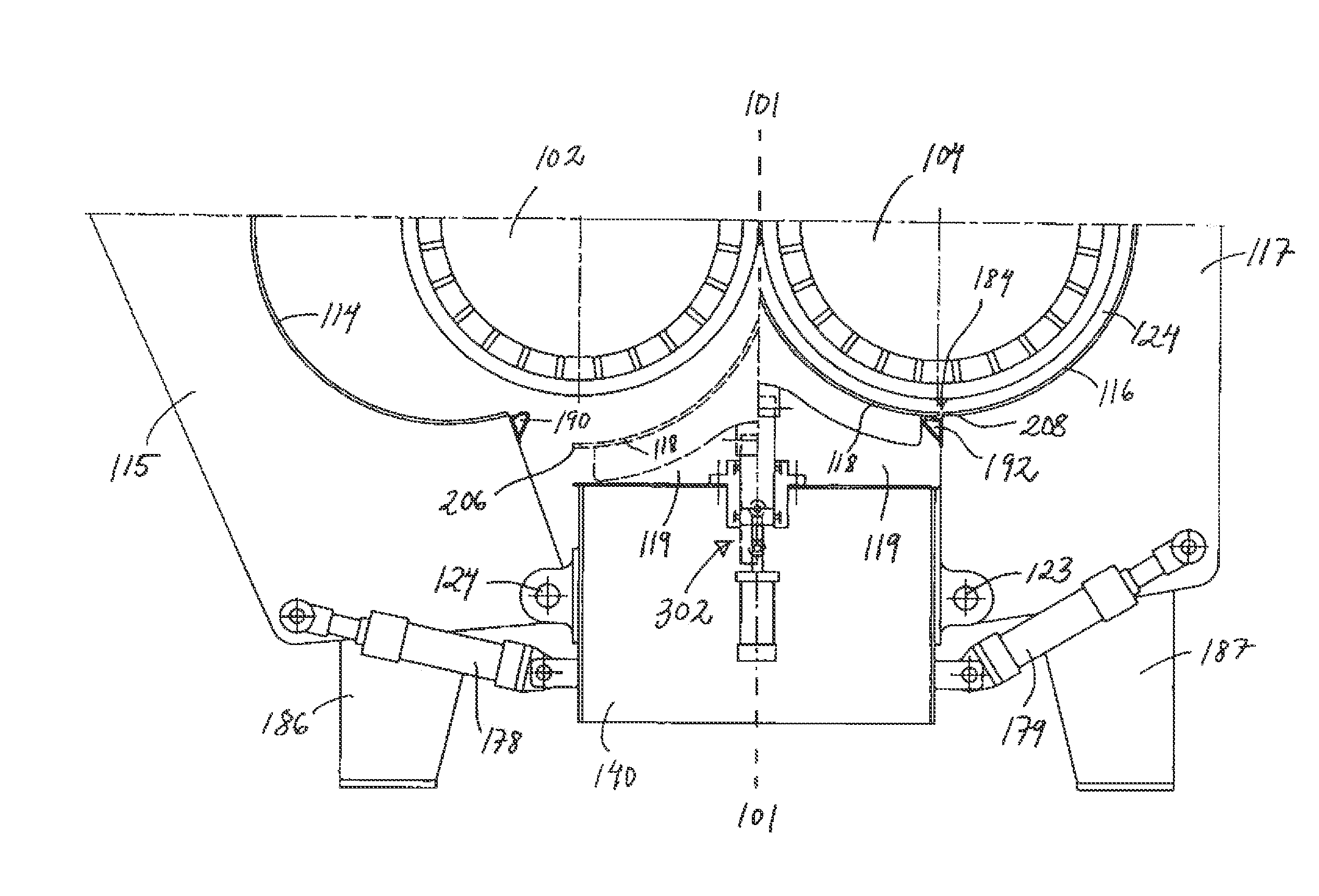 Apparatus for washing and dewatering pulp