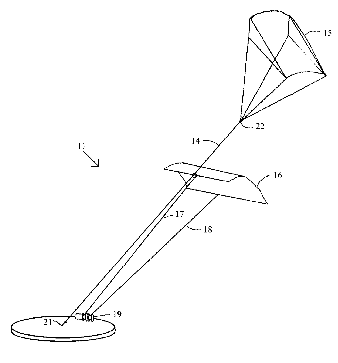 Wind Drive Apparatus For An Aerial Wind Power Generation System