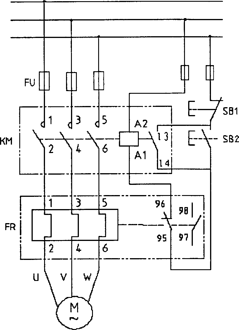 Remote controller of overload relay