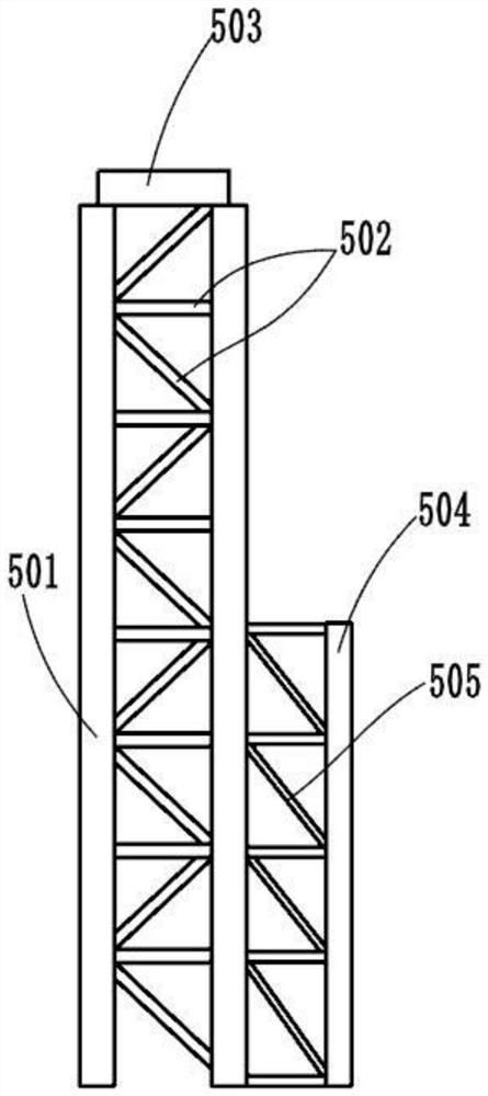 Large-span bridging gantry crane and construction method thereof