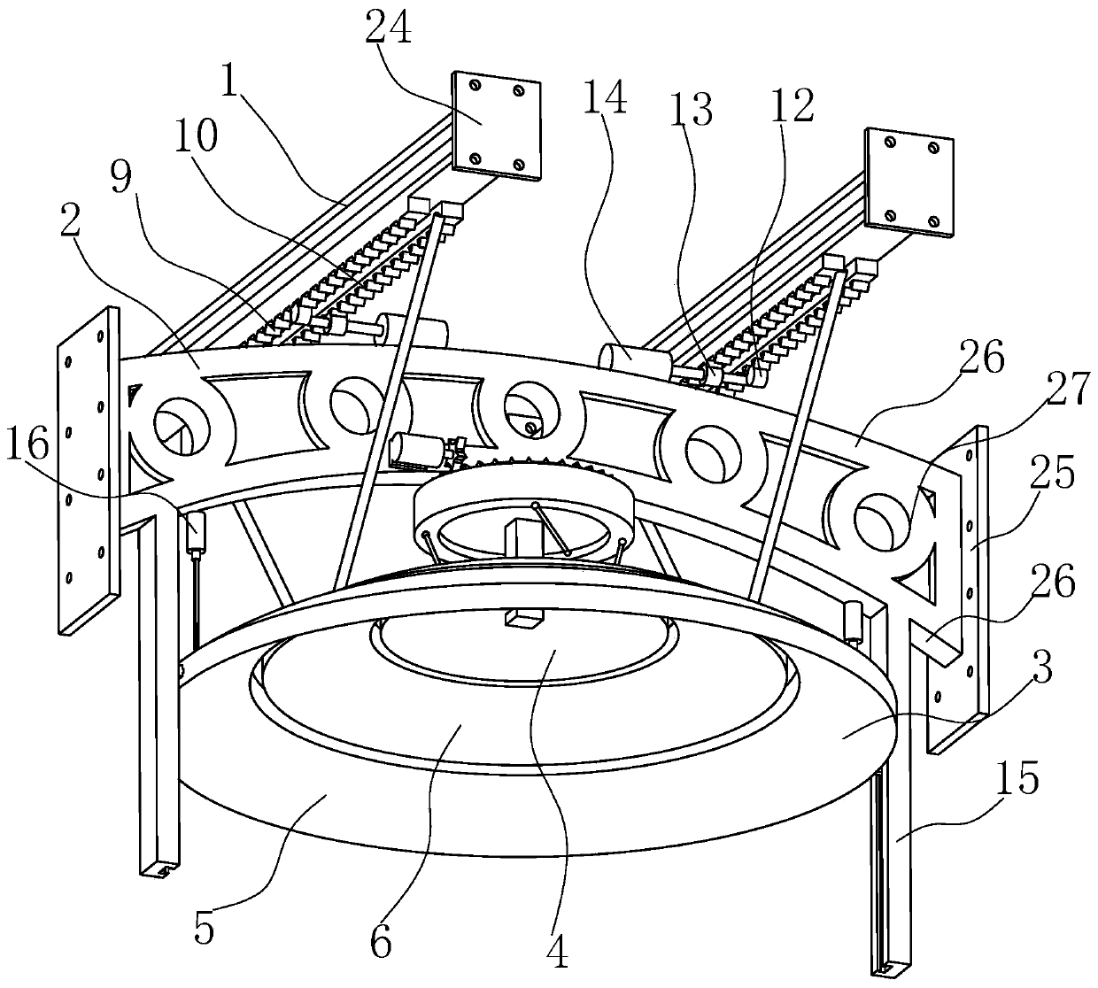 Dome type LED display screen and using method thereof