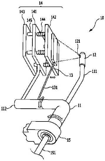 Intraoral x-ray detector assembly and intraoral x-ray imaging apparatus using same
