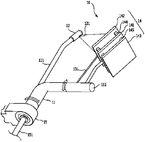 Intraoral x-ray detector assembly and intraoral x-ray imaging apparatus using same