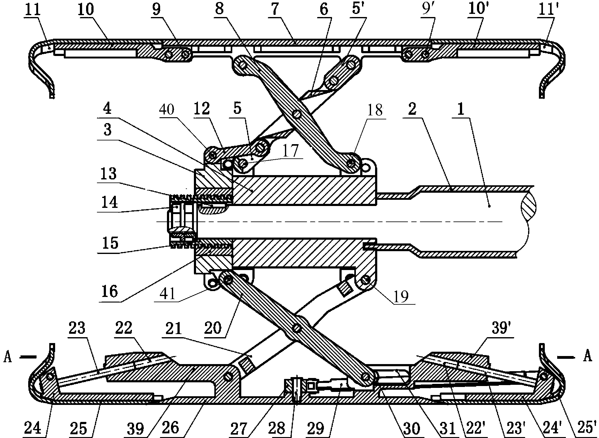 Giant engineering tire forming drum