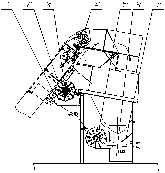 Corn harvester exhaust fan system